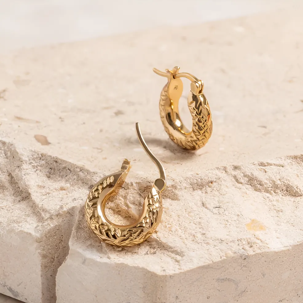 gold vermeil earrings