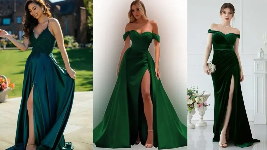 green dresses