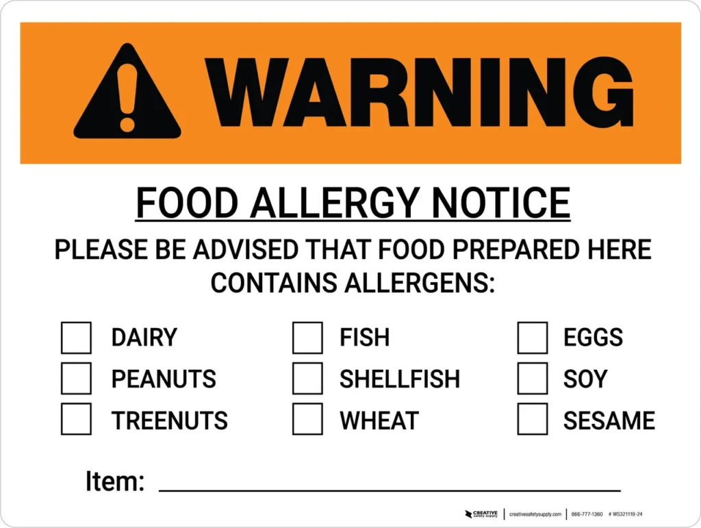 allergy policies in the workplace