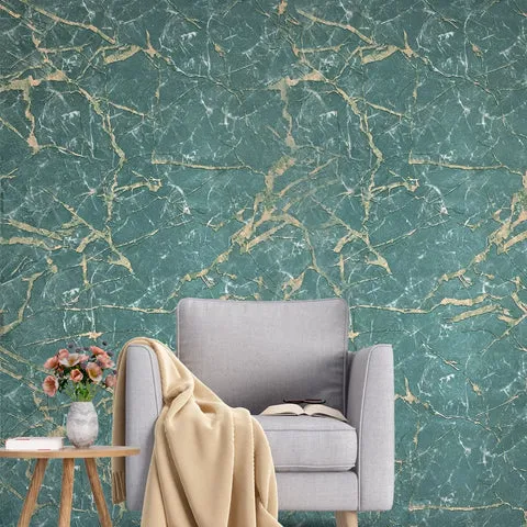 teal peel and stick wallpaper