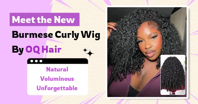 OQ Hair Burmese curly wig