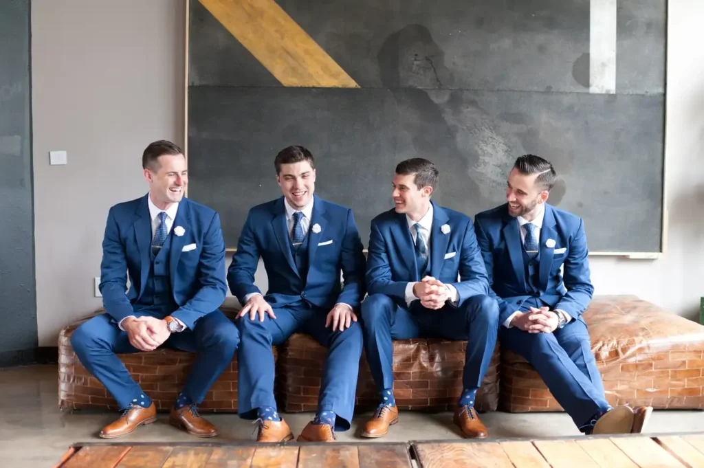 non-black wedding suits