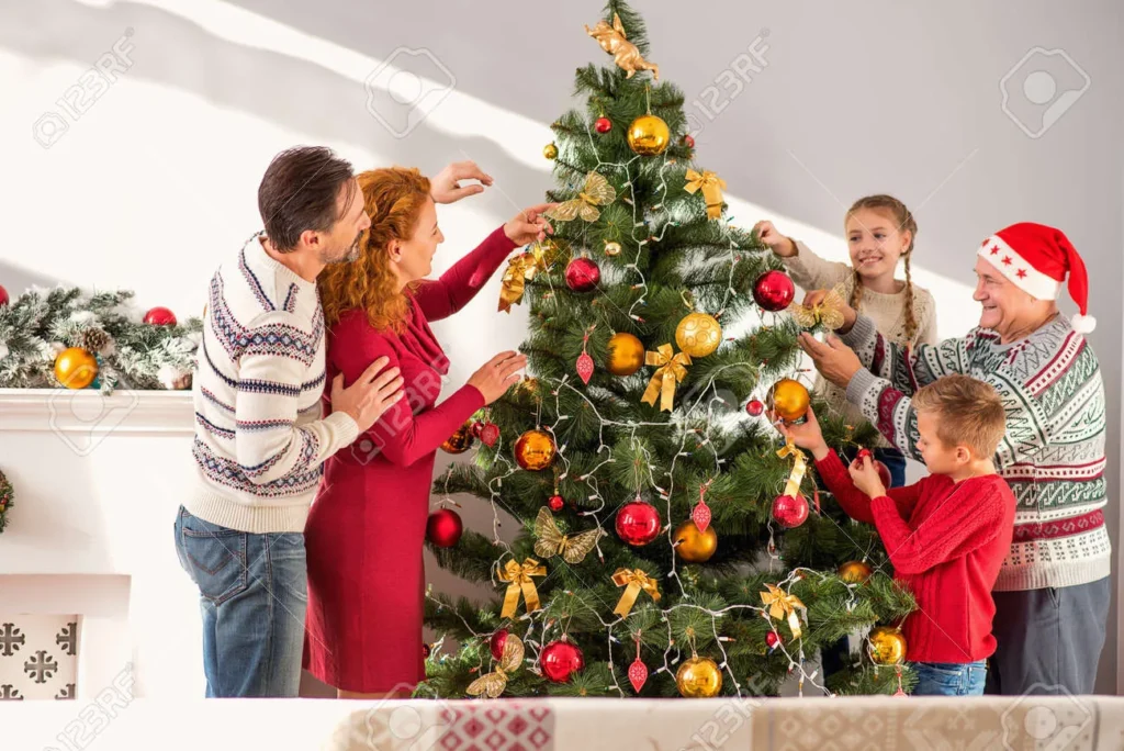 Christmas decorating 