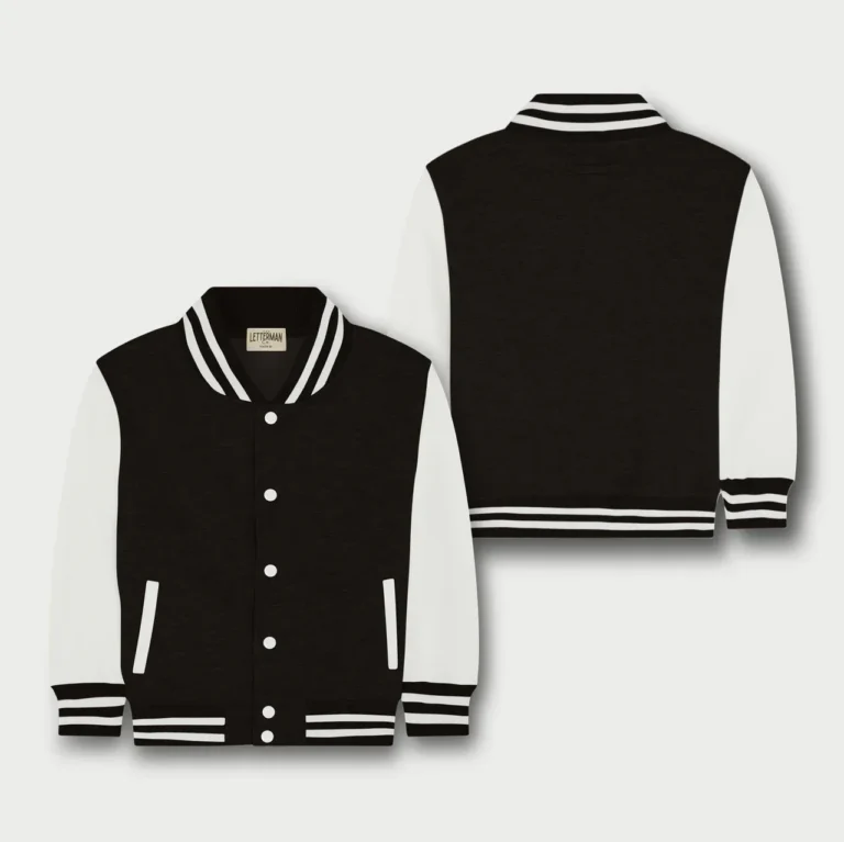 Blank varsity jacket