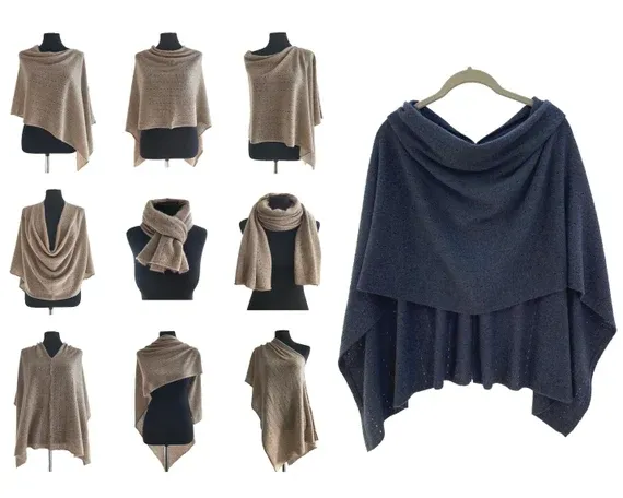 cashmere poncho